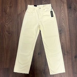 [BLANKNYC] Straight Leg Raw Hem Jean | Five Pocket Ribcage - 26 NWT